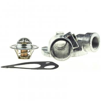 1990 Ford E-150 Econoline Engine Coolant Thermostat Housing Assembly MotoRad 4976KTFS image 3 of 4