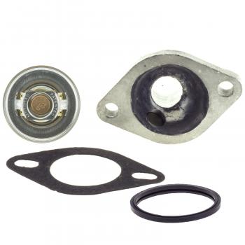 1991 Oldsmobile Bravada Engine Coolant Thermostat Housing Assembly MotoRad 4993KTFS image 2 of 4