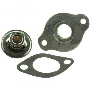 1990 Cadillac DeVille Engine Coolant Thermostat Housing Assembly MotoRad 4995KT image 2 of 4