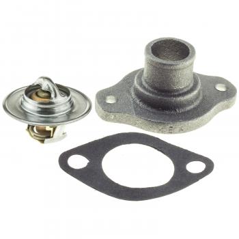 1990 Cadillac DeVille Engine Coolant Thermostat Housing Assembly MotoRad 4995KTFS image 1 of 4