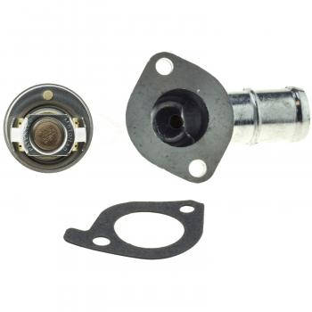 2008 Buick Lucerne Engine Coolant Thermostat Housing Assembly MotoRad 5167KTFS image 2 of 4
