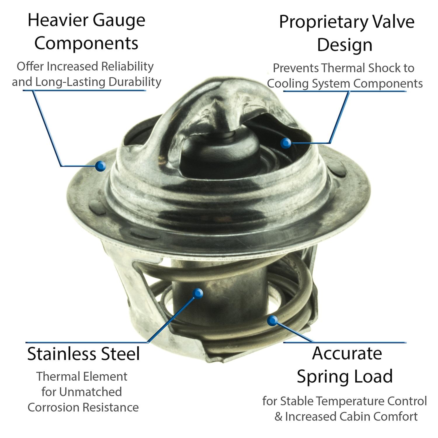 MotoRad 5203180 - Engine Coolant Thermostat MotoRad 5203180 Engine Coolant Thermostat product image 3 of 5
