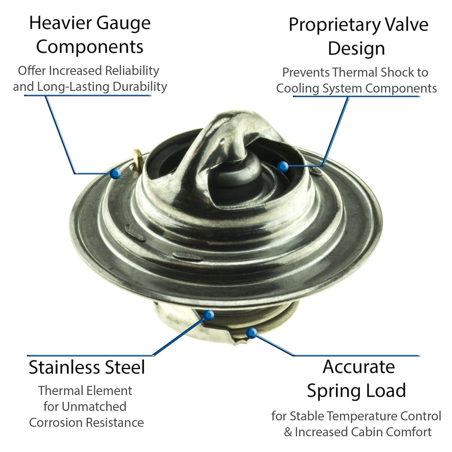 MotoRad 5244192 Engine Coolant Thermostat product image 3 of 5