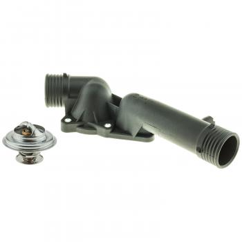 1998 BMW 528i Engine Coolant Thermostat Housing Assembly MotoRad 5538KT image 1 of 4