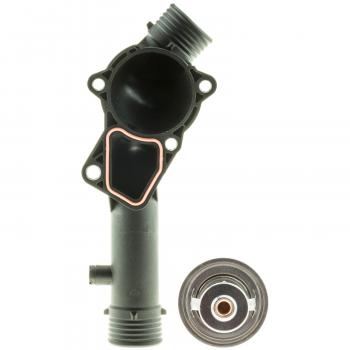 1998 BMW 528i Engine Coolant Thermostat Housing Assembly MotoRad 5538KT image 2 of 4