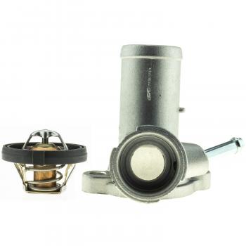 1997 Mitsubishi Eclipse Engine Coolant Thermostat Housing Assembly MotoRad 5576KTFS image 3 of 4