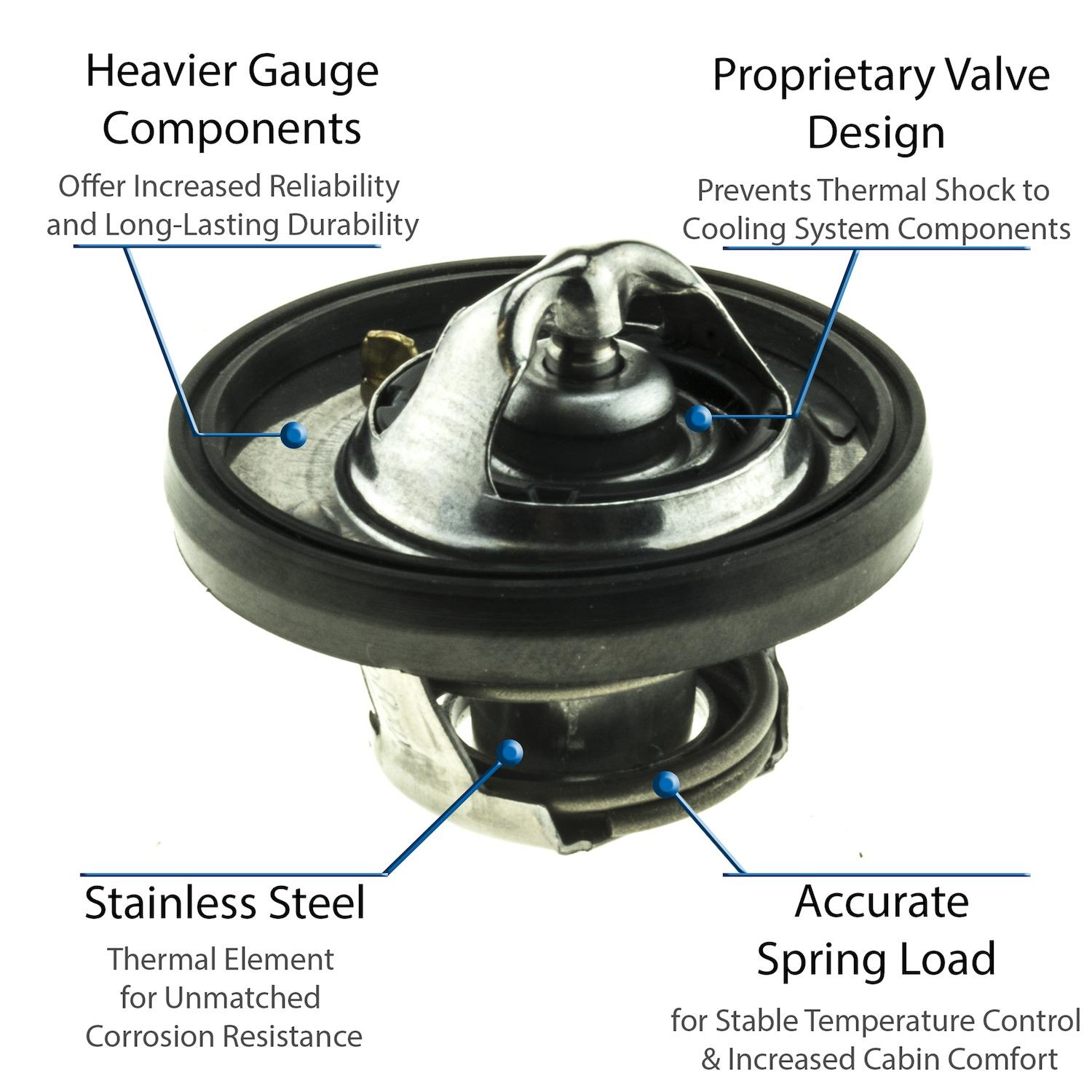 MotoRad 5656195 - Engine Coolant Thermostat MotoRad 5656195 Engine Coolant Thermostat product image 3 of 5