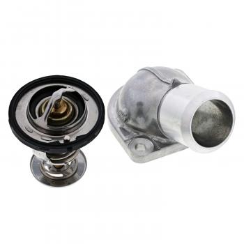 2009 Cadillac Escalade EXT Engine Coolant Thermostat Housing Assembly MotoRad 5945KT image 1 of 4