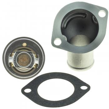 1987 Mazda B2000 Engine Coolant Thermostat Housing Assembly MotoRad 6020KTFS image 2 of 4