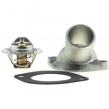 1987 Mazda B2000 Engine Coolant Thermostat Housing Assembly MotoRad 6020KTFS image 3 of 4