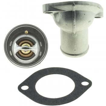 1987 Mazda B2000 Engine Coolant Thermostat Housing Assembly MotoRad 6020KTFS image 4 of 4