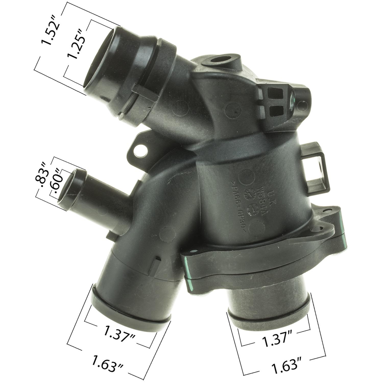 MotoRad 766203 - Engine Coolant Thermostat Housing Assembly MotoRad 766203 Engine Coolant Thermostat Housing Assembly product image 3 of 6