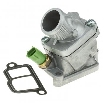 2005 Volvo S60 Engine Coolant Thermostat Housing Assembly MotoRad 915194 image 1 of 4