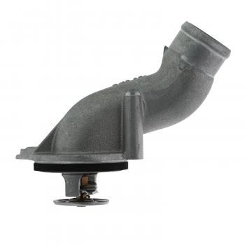 2006 Mercedes-Benz CLS55 AMG Engine Coolant Thermostat Housing Assembly MotoRad 989189 image 2 of 4