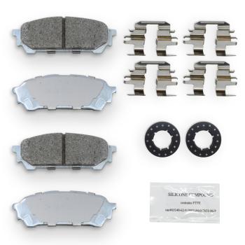 2006 Subaru Forester Disc Brake Pad Rear NRS Brakes NS1004 image 1 of 1