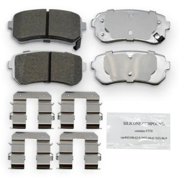 2006 Kia Rio Disc Brake Pad Rear NRS Brakes NS1157 image 1 of 1