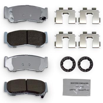 2008 Hyundai Santa Fe Disc Brake Pad Rear NRS Brakes NS1297 image 1 of 1