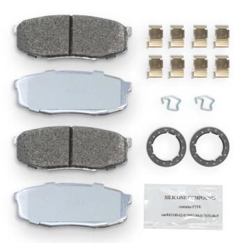 2013 Toyota Sequoia Disc Brake Pad Rear NRS Brakes NS1304 image 1 of 1