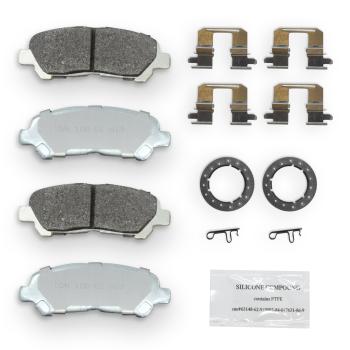 2012 Toyota Highlander Disc Brake Pad Rear NRS Brakes NS1325 image 4 of 4