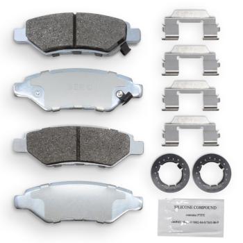2014 Cadillac SRX Disc Brake Pad Rear NRS Brakes NS1337 image 1 of 1