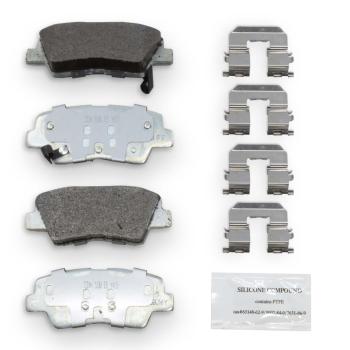 2014 Hyundai Accent Disc Brake Pad Rear NRS Brakes NS1544 image 1 of 1