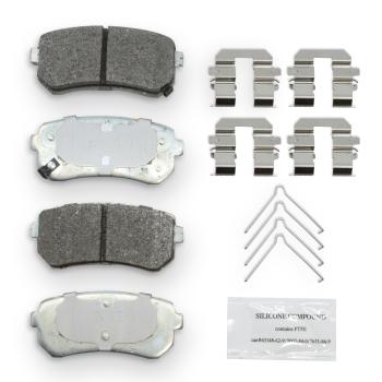 2018 Hyundai Sonata Disc Brake Pad Rear NRS Brakes NS1829 image 1 of 1