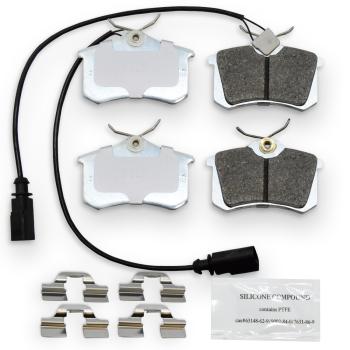 2003 Audi A4 Disc Brake Pad Rear NRS Brakes NS340 image 1 of 1