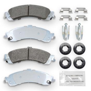 2001 Chevrolet Tahoe Disc Brake Pad Rear NRS Brakes NS834 image 1 of 1