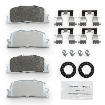 2002 Toyota Highlander Disc Brake Pad Rear NRS Brakes NS885 image 1 of 1