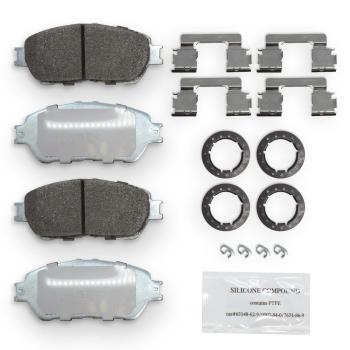 2008 Toyota Sienna Disc Brake Pad Front NRS Brakes NS906 image 1 of 1