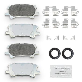2005 Toyota Highlander Disc Brake Pad Rear NRS Brakes NS996 image 1 of 1