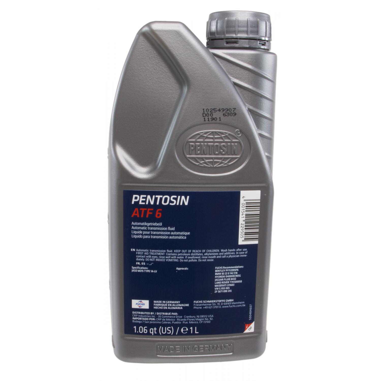 Pentosin 1058106 Auto Trans Fluid product image 1 of 6
