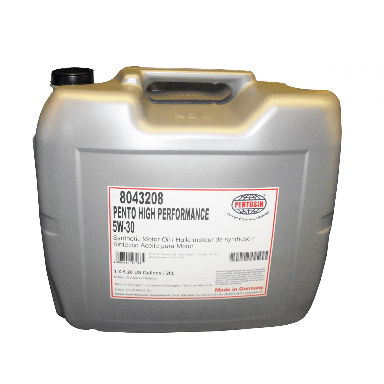 Pentosin 8043208 Engine Oil product image 1 of 1