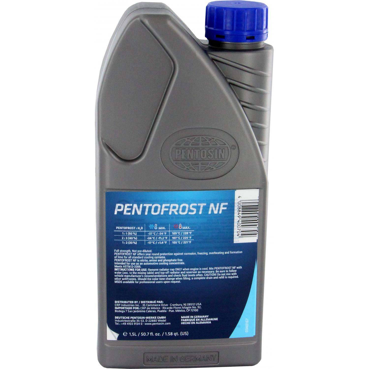 Pentosin 8114137 - Engine Coolant / Antifreeze Pentosin 8114137 Antifreeze Coolant product image 1 of 6