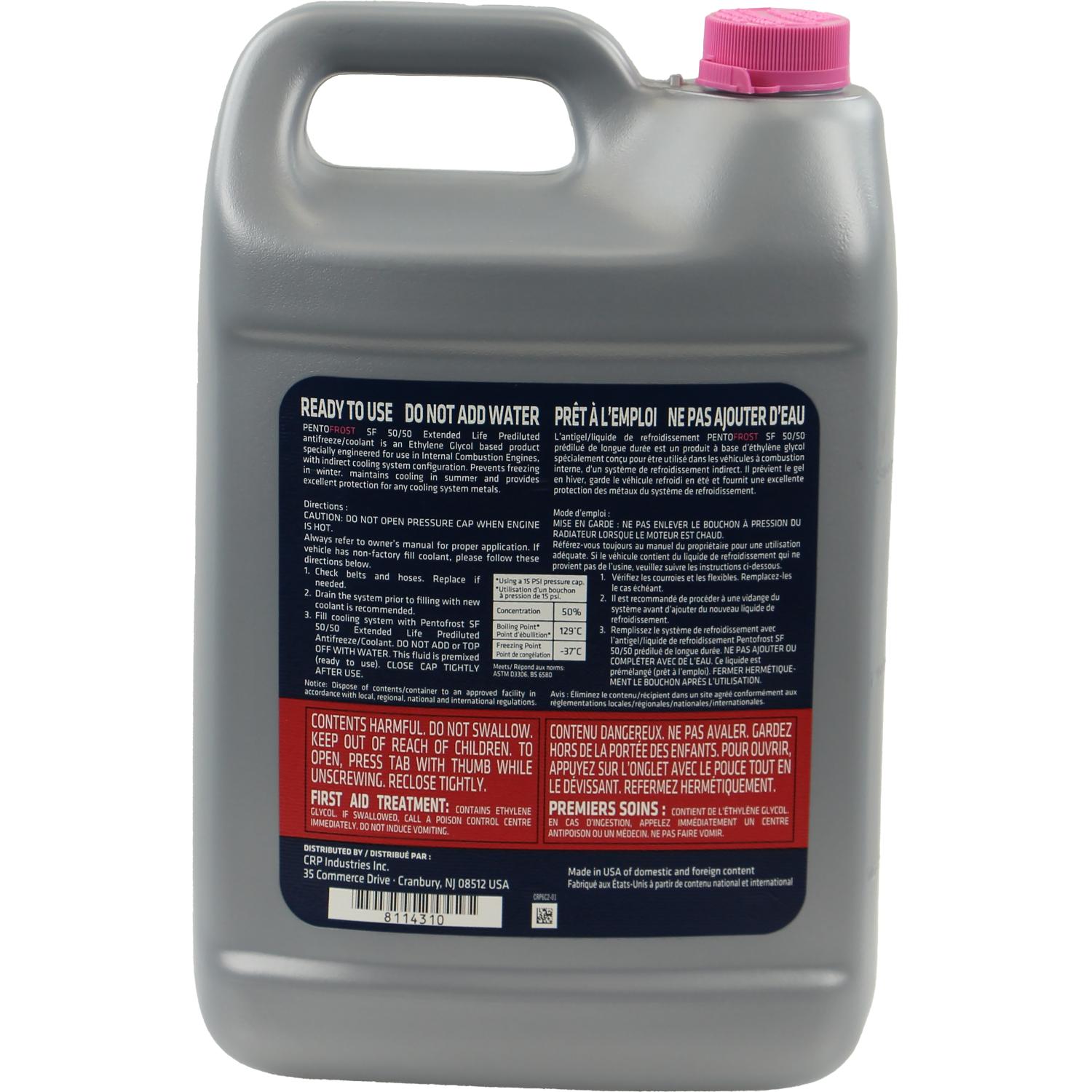 Pentosin 8114310 - Engine Coolant / Antifreeze Pentosin 8114310 Antifreeze Coolant product image 1 of 6