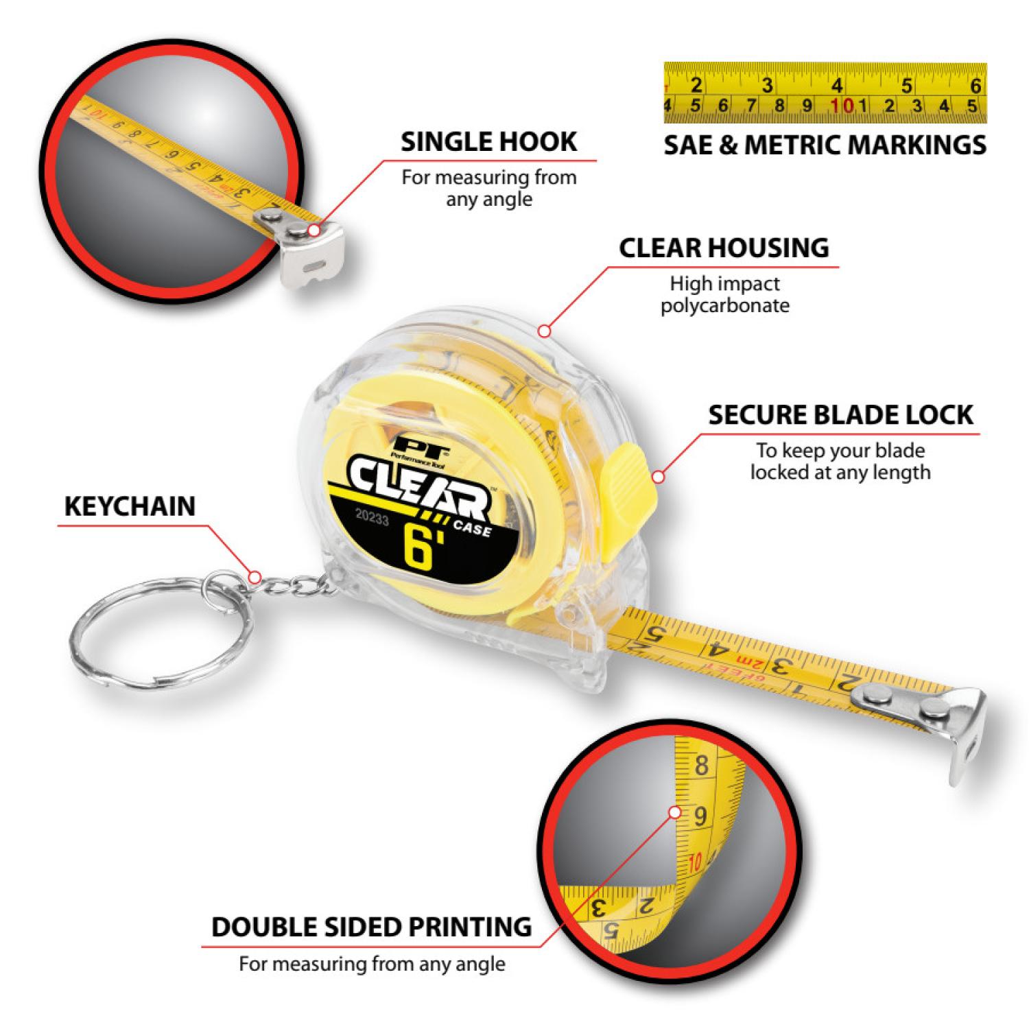Performance Tool 20233 - Tape Measure Performance Tool 20233 Tape Measure product image 2 of 8