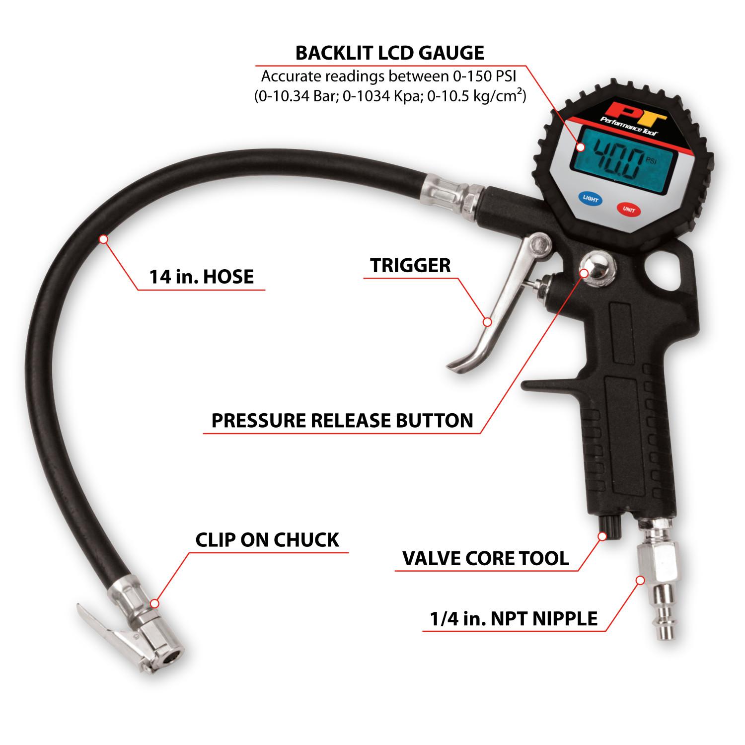 Performance Tool M525 - Tire Inflator Performance Tool M525 Tire Inflator product image 2 of 3