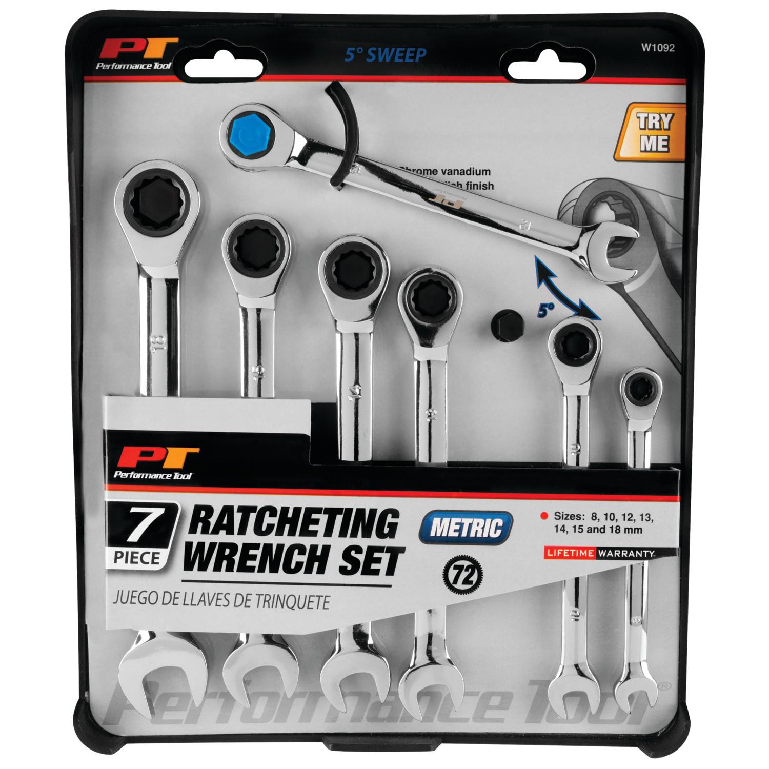 Performance Tool W1092 - Wrench Set Performance Tool W1092 Wrench Set product image 1 of 2