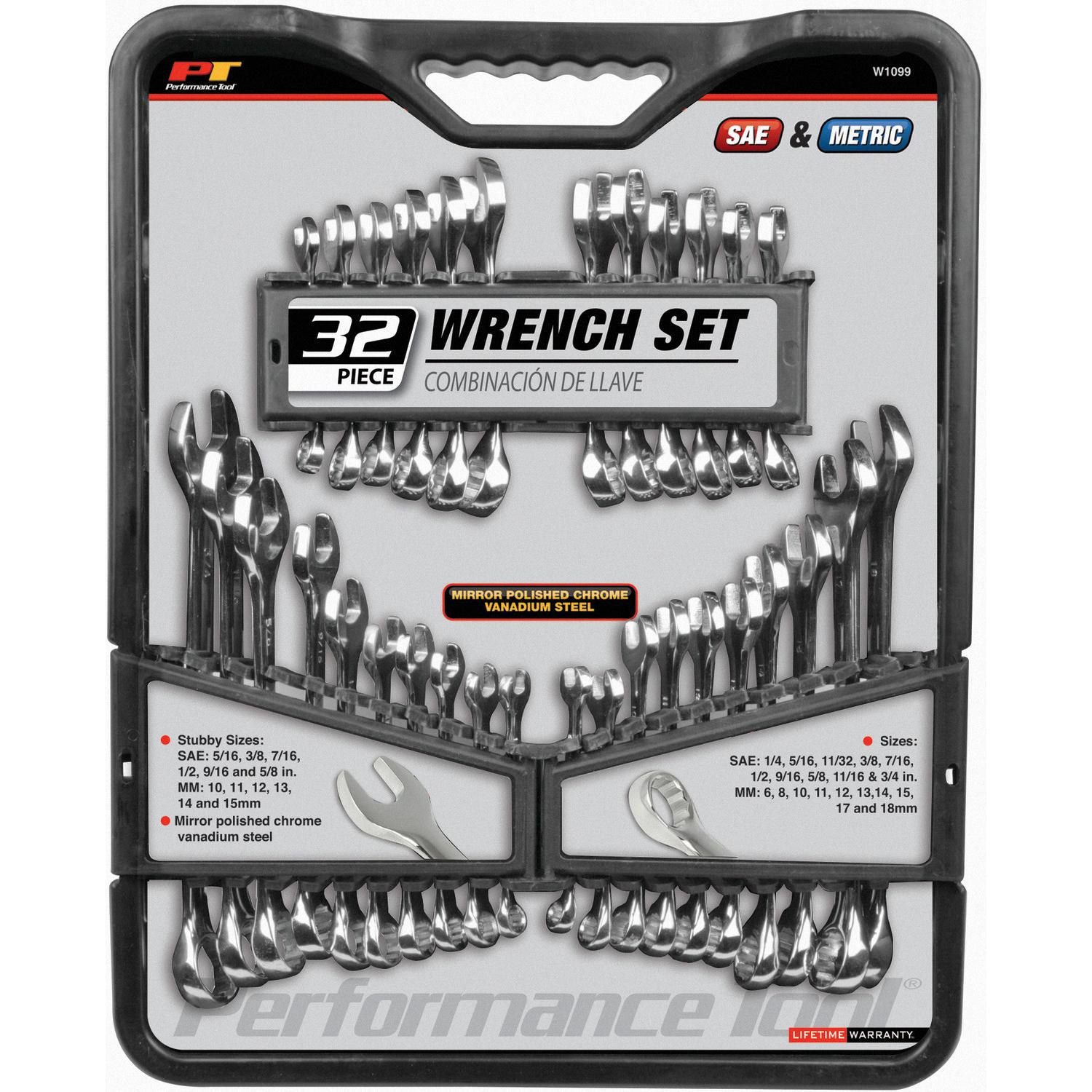 Performance Tool W1099 - Wrench Set Performance Tool W1099 Wrench Set product image 1 of 2