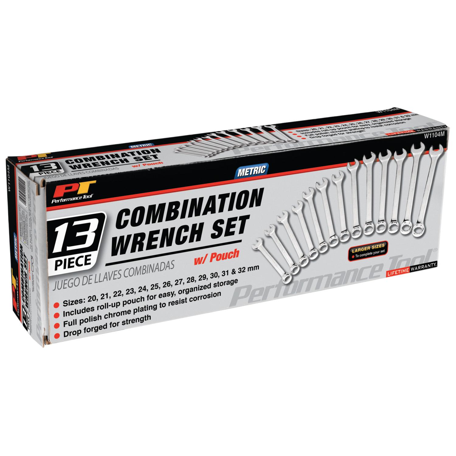 Performance Tool W1104M - Wrench Set Performance Tool W1104M Wrench Set product image 1 of 2