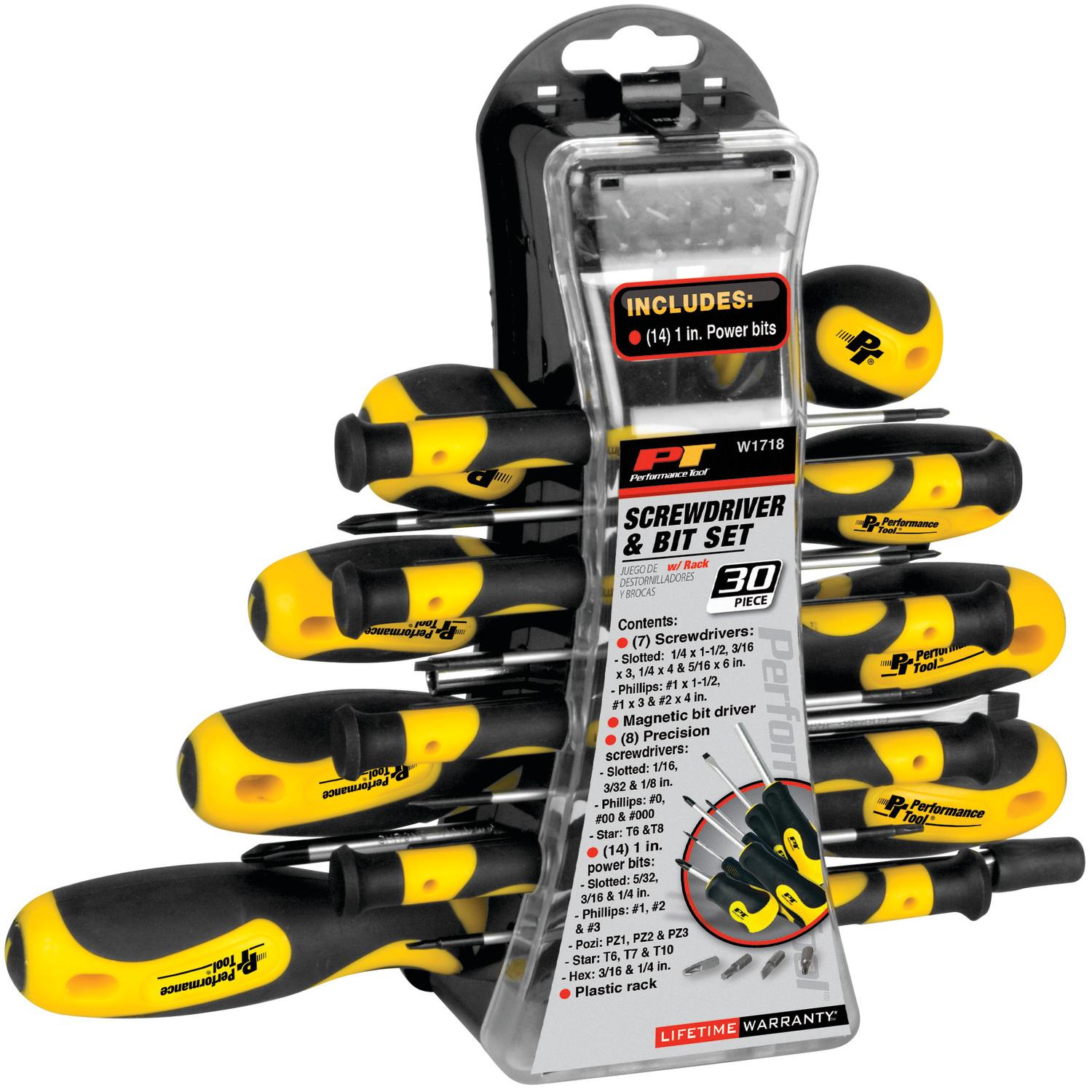 Performance Tool W1718 - Screwdriver Set Performance Tool W1718 Screwdriver Set product image 1 of 6