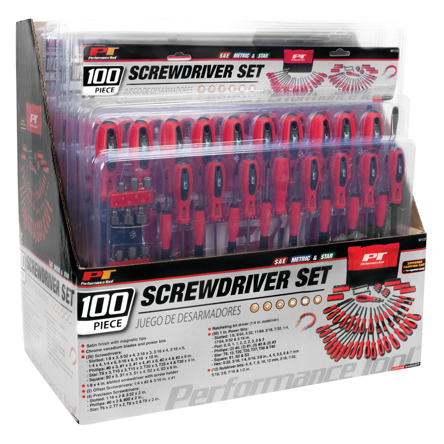 Performance Tool W1721 - Screwdriver Set Performance Tool W1721 Screwdriver Set product image 7 of 8