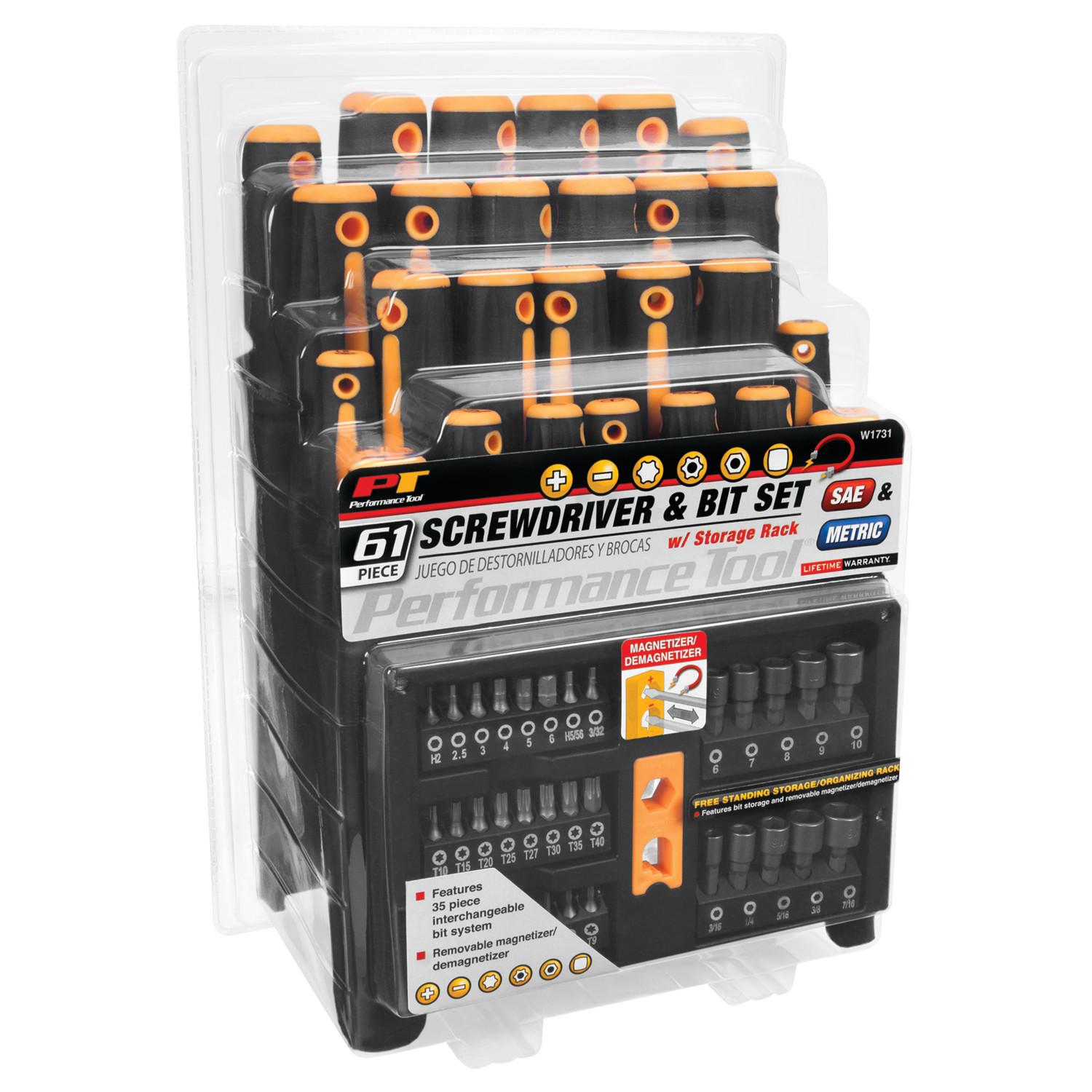 Performance Tool W1731 - Screwdriver Set Performance Tool W1731 Screwdriver Set product image 1 of 3