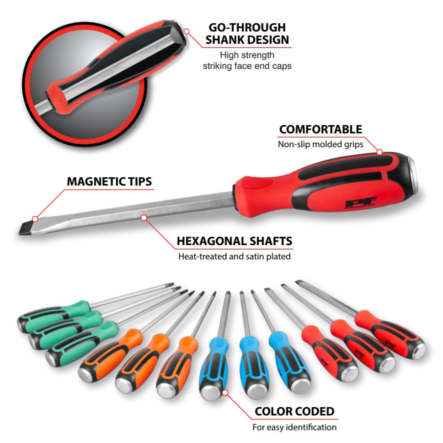 Performance Tool W1741 - Screwdriver Set Performance Tool W1741 Screwdriver Set product image 6 of 12