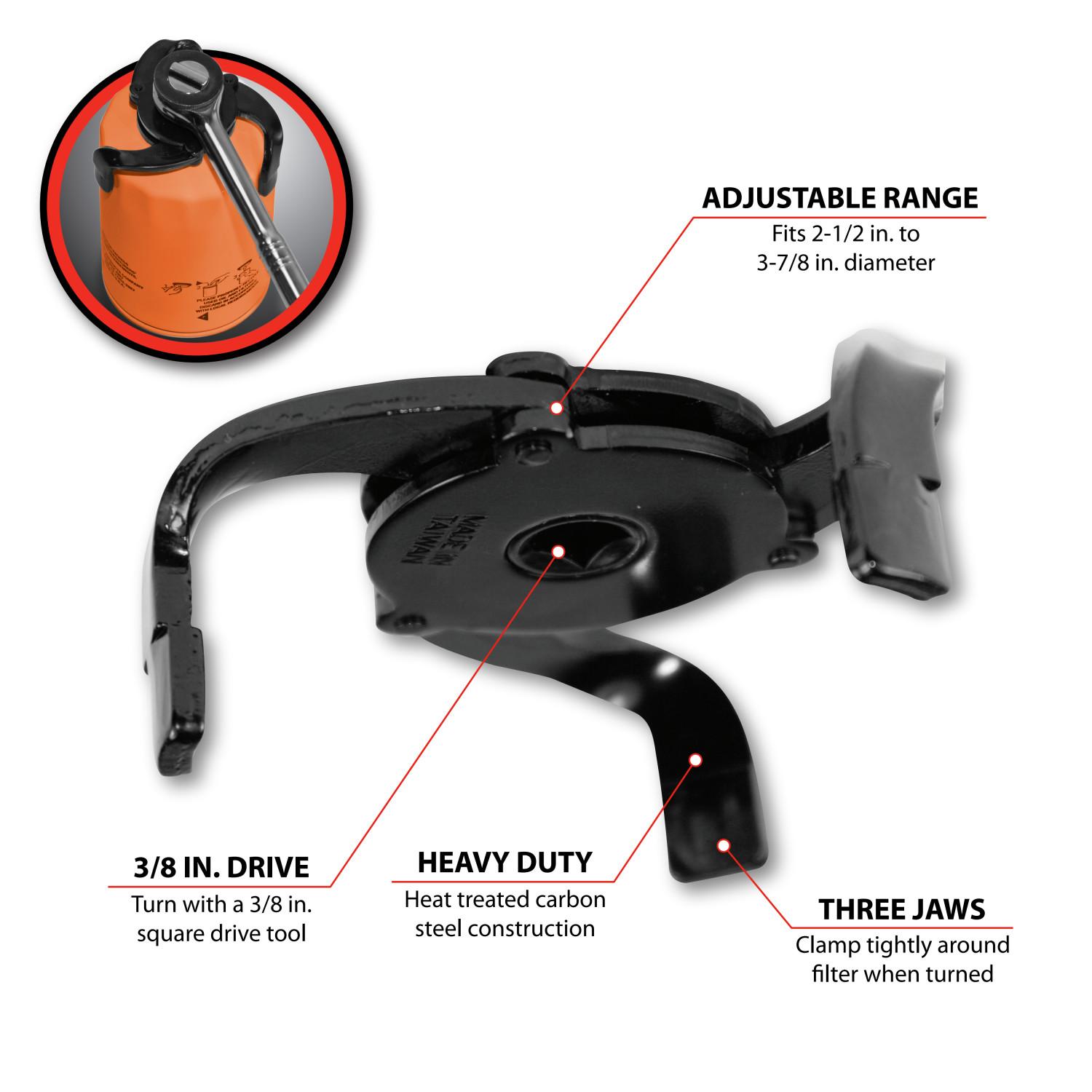 Performance Tool W270 - Oil Filter Wrench Performance Tool W270 Oil Filter Wrench product image 2 of 3