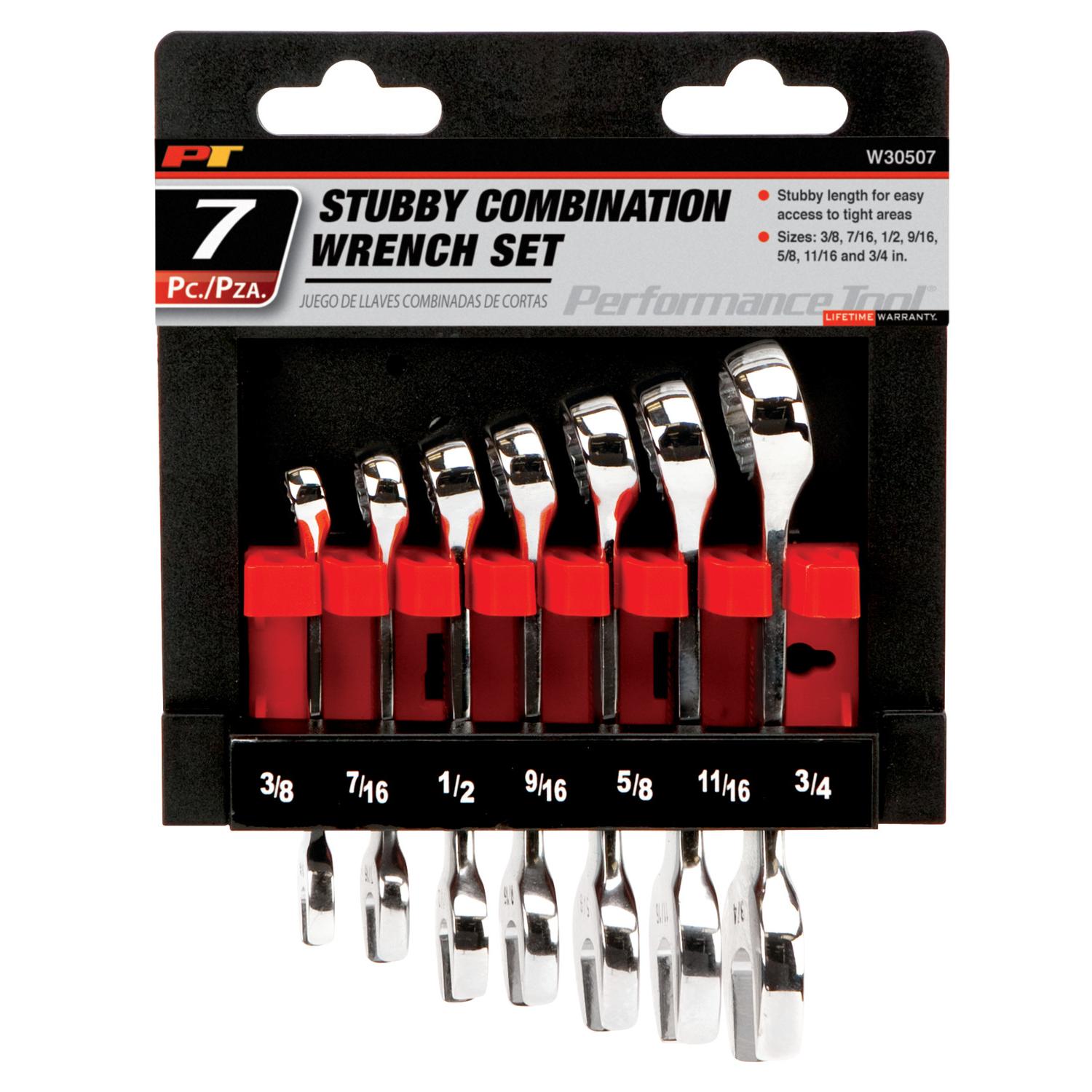 Performance Tool W30507 - Wrench Set Performance Tool W30507 Wrench Set product image 1 of 2