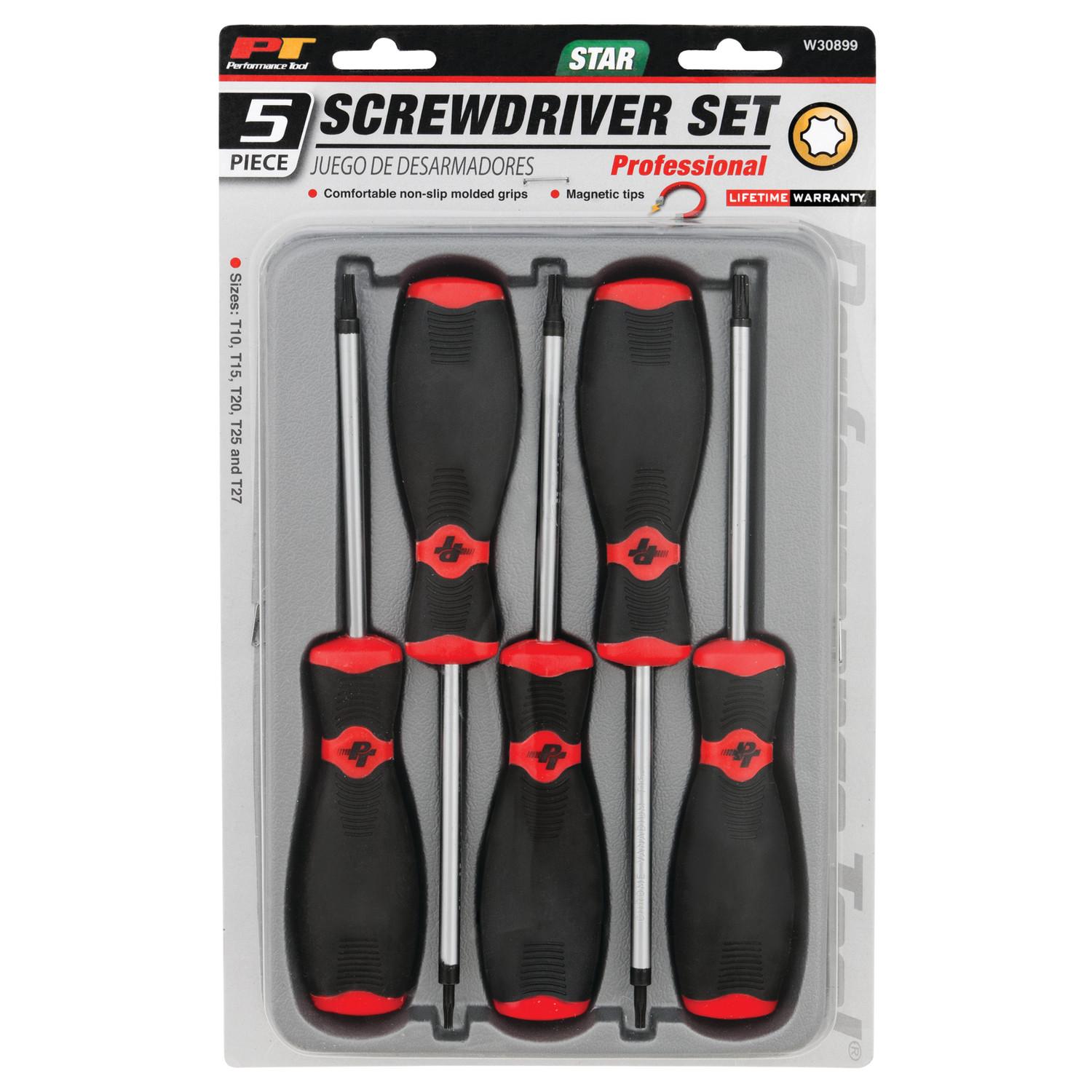 Performance Tool W30899 - Screwdriver Set Performance Tool W30899 Screwdriver Set product image 1 of 2