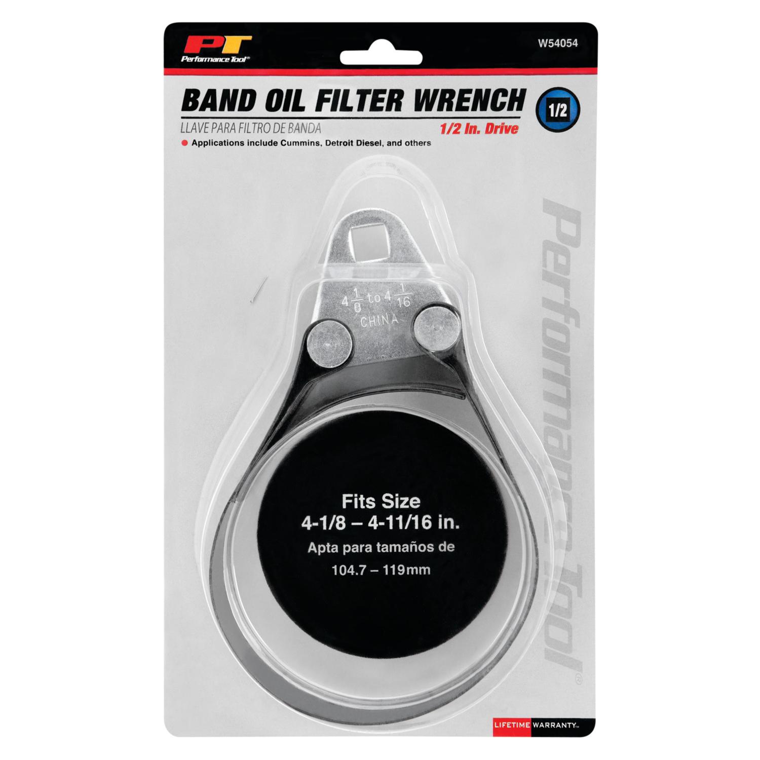 Performance Tool W54054 - Oil Filter Wrench Performance Tool W54054 Oil Filter Wrench product image 1 of 2