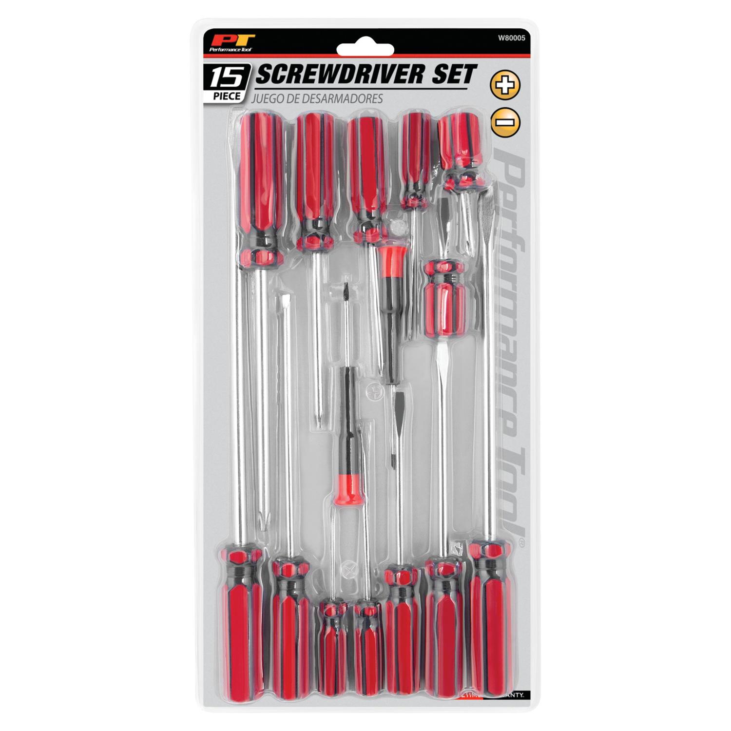 Performance Tool W80005 - Screwdriver Set Performance Tool W80005 Screwdriver Set product image 1 of 2