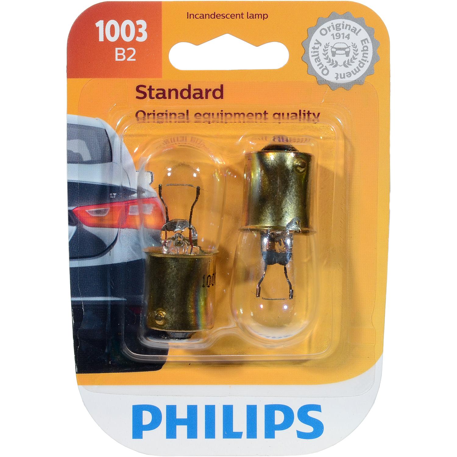 Philips 1003B2 Back Up Light Bulb product image 7 of 10